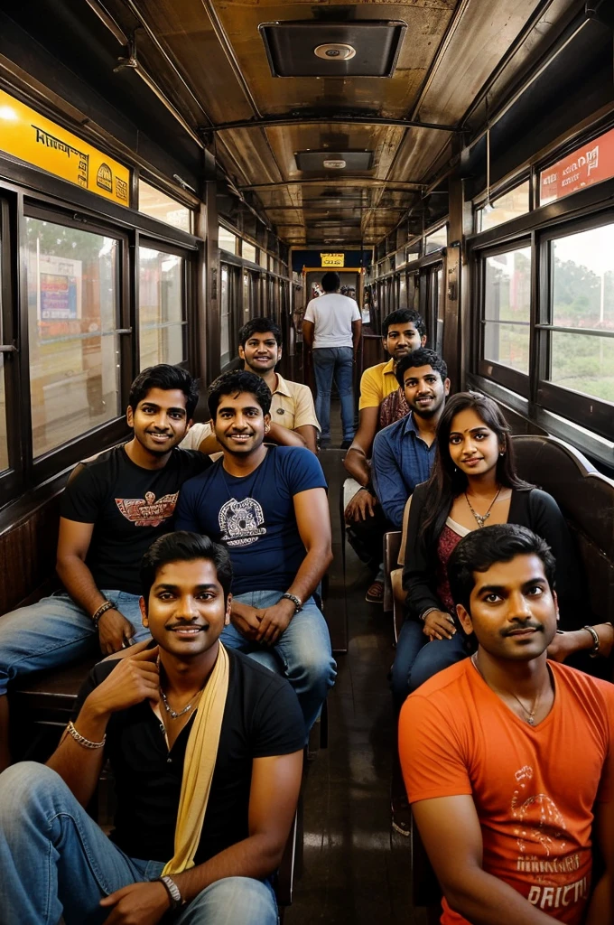 That night, there was a group at the Amravati station who mustered the courage to travel on this mysterious train. This group consisted of four friends: Raj, Simmi, Rahul, and Nisha. They were all adventure enthusiasts. When they heard about the train, they thought it was a great opportunity to experience something new.