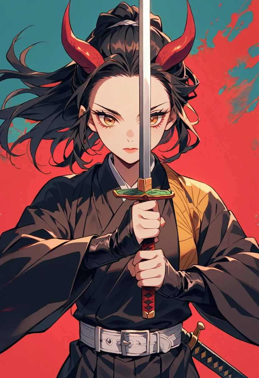 Demon Hunter: Kimetsu no Yaiba,Sword in both hands