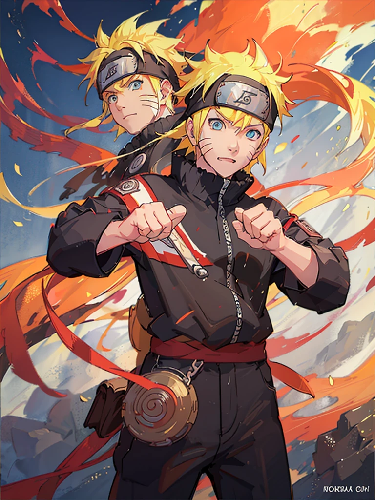 [Naruto uzumaki] from Naruto, Japanese anime style, acrylic painting. Vibrant colors and detailed character illustrations. Multi-level composition, hyperdetail, volumetric lighting. 32K full HD. --ar 3:4 --stylize 250 --niji 6

