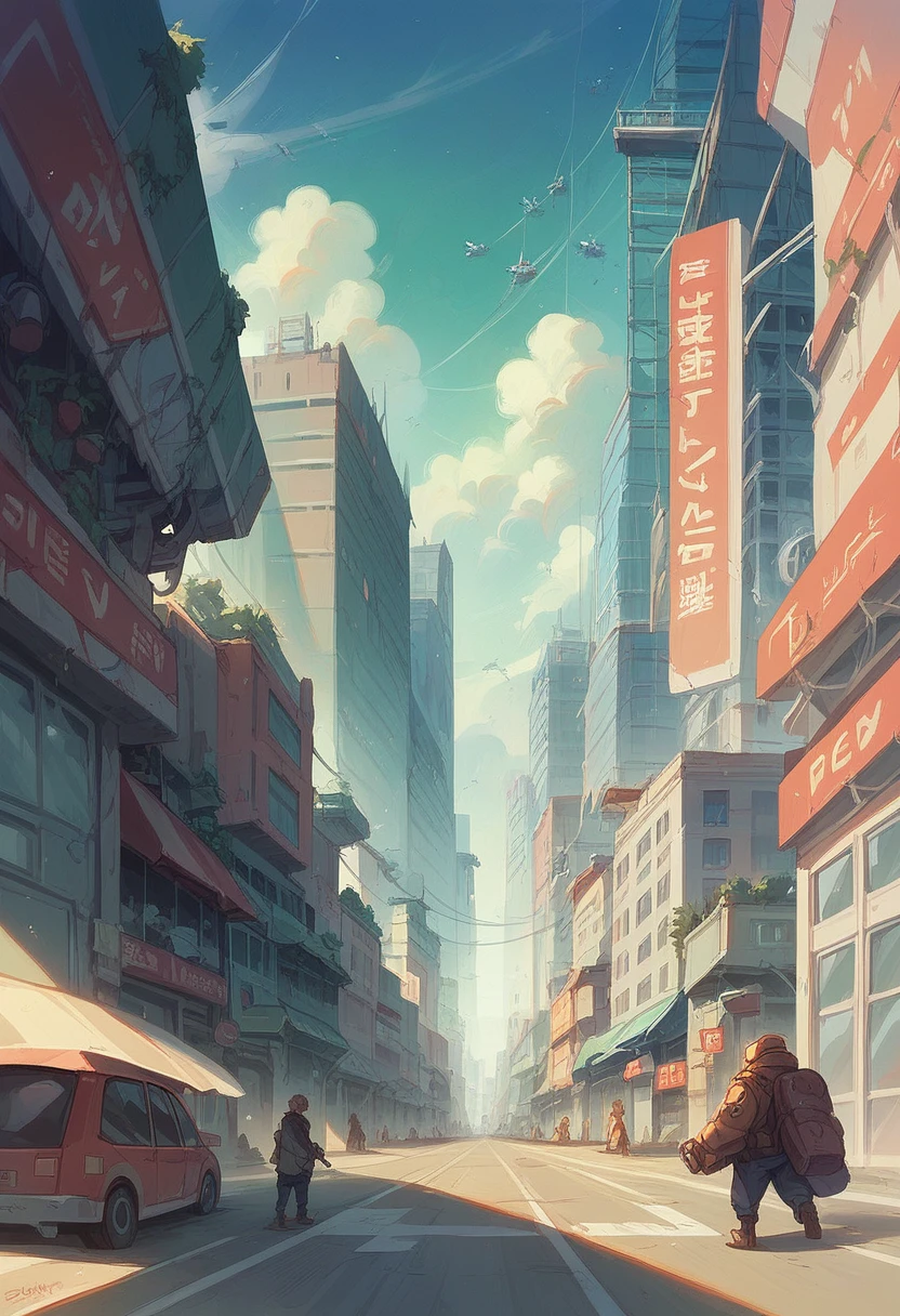 A city of space in the world in high tech infrastructure and ai technology and greenry and people so kind