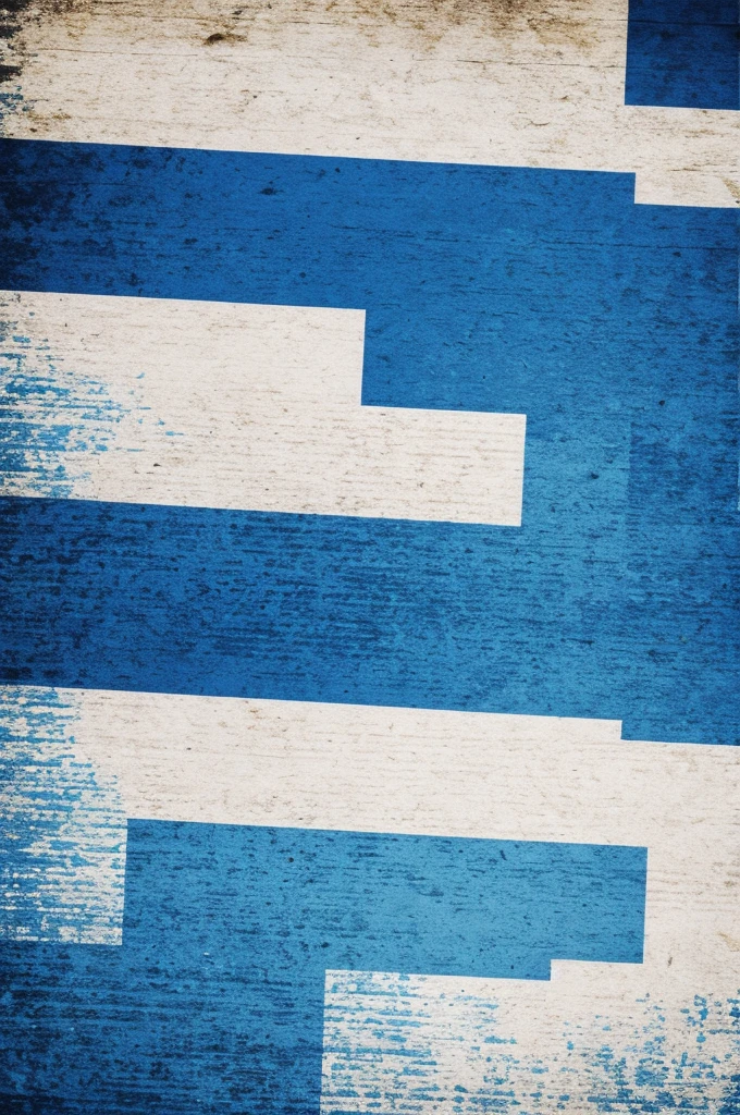 background with blue and white flag
