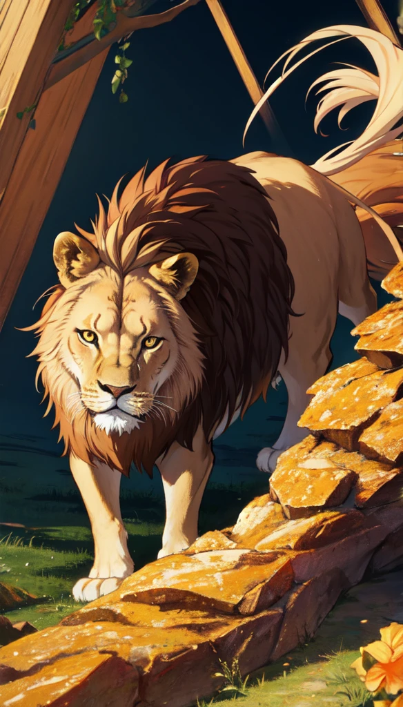 Full bodyof lion, 8k uhd, high quality,
