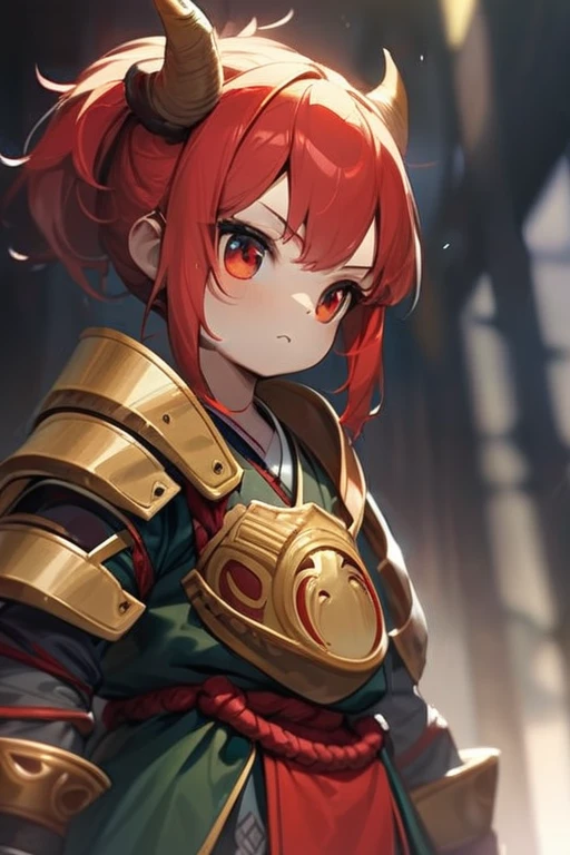 ((Best quality)), ((masterpiece)), (detailed), Little lolya girl, ogre