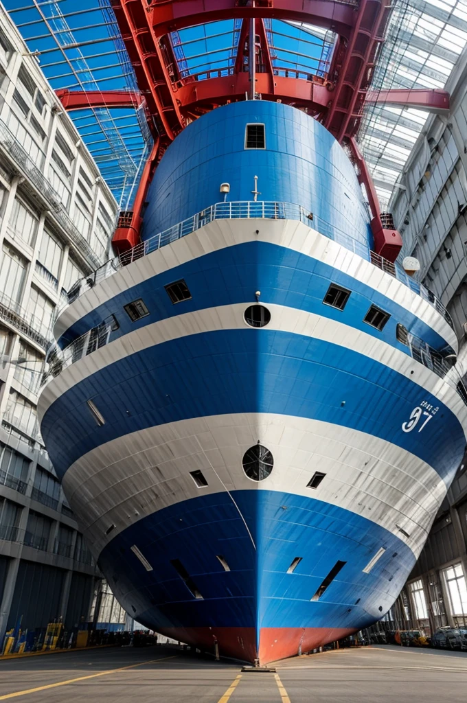 Big ship building L shape