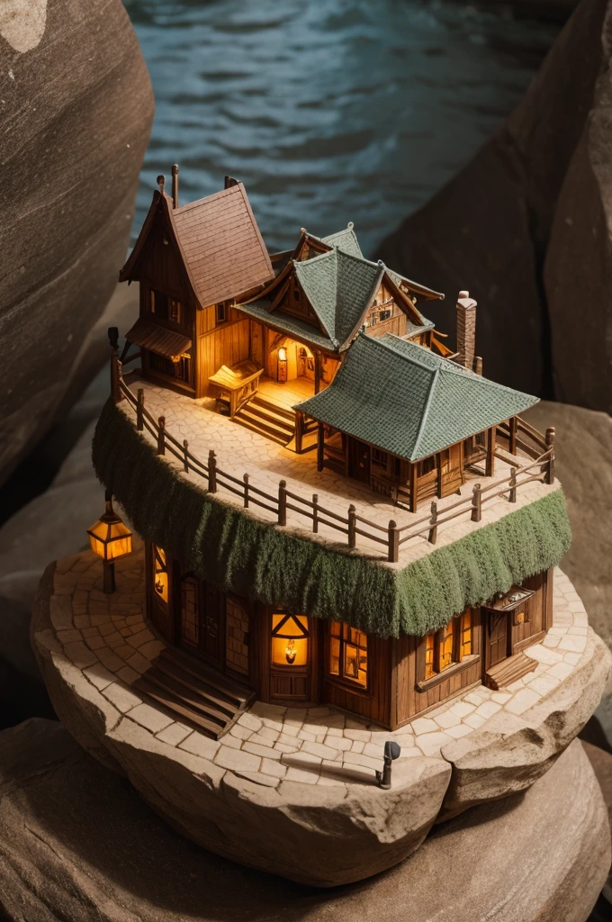 Create a little house on the rock 