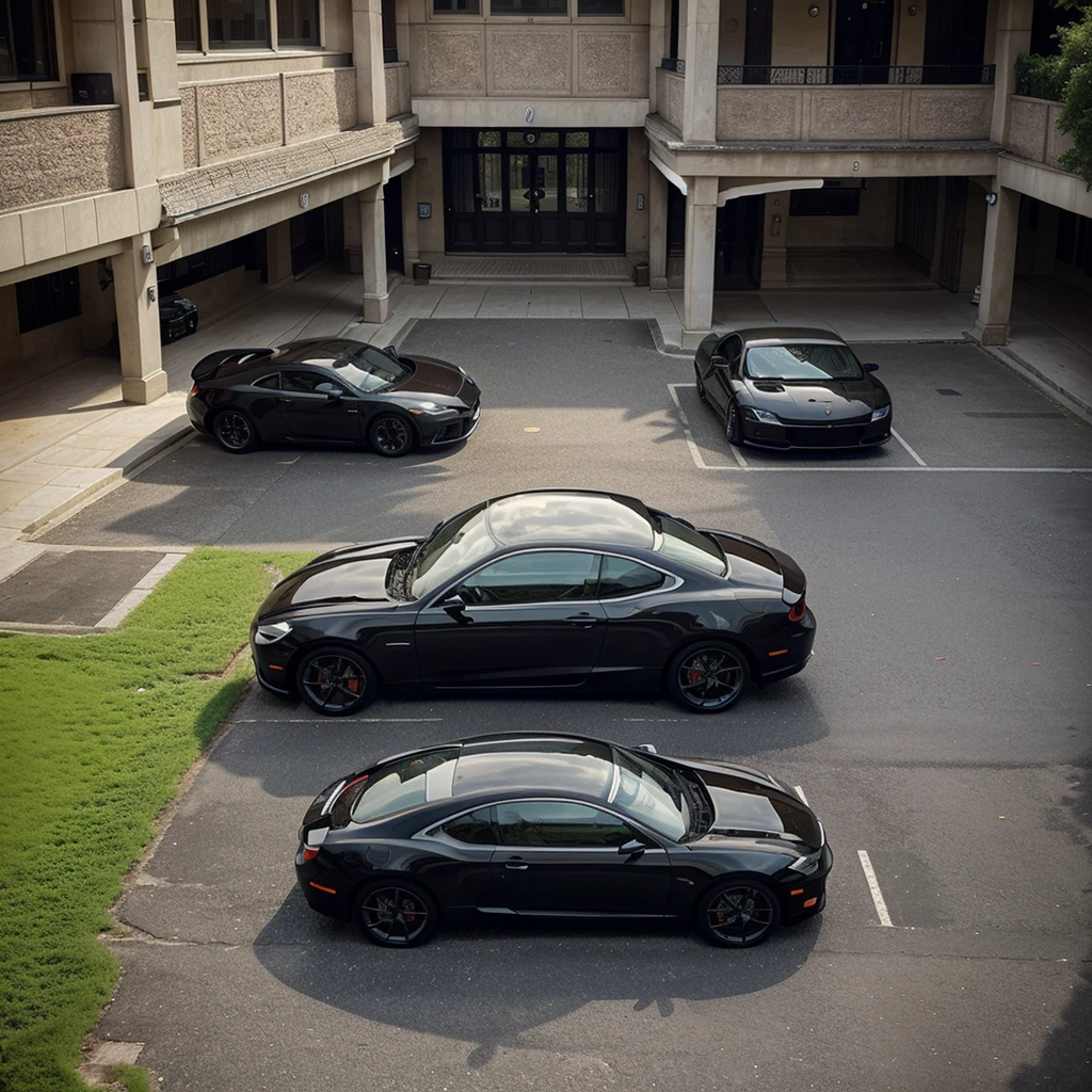 clearing! Here is a description of the image as per the details provided:
"A color photograph showing several cars of different makes parked in a courtyard. In detail of one of the cars, there is a sticker or sign with the inscription 'JEFFSON MULTIMARCAS', written with two F's. Em primeiro plano, an official document or certificate with a visible seal, representing the authenticity or formalization of something related to vehicles. The image conveys a sense of organization and formality, ideal for a WhatsApp group focused on automotive or commercial topics."