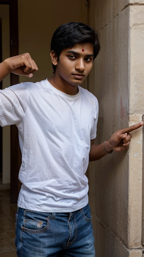 Once upon a time in a small village, there lived a devoted son named Raj
