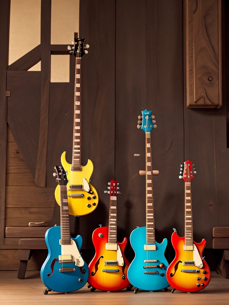 firebird and hummingbird and es-335 , Gibson family