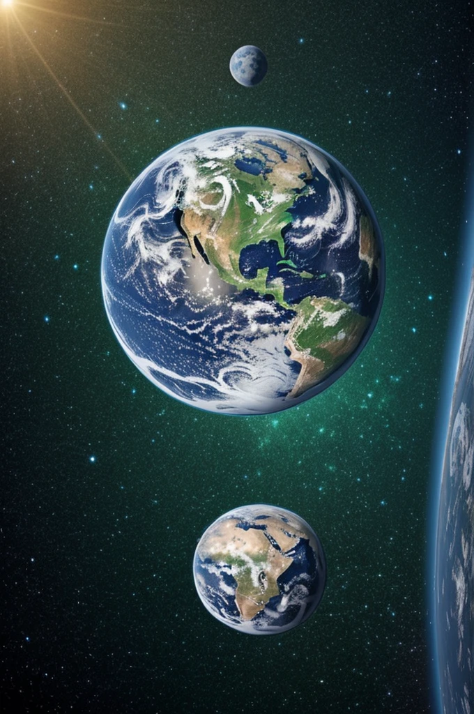 Believe me, a round logo inside, put a planet Earth with two green feet around the planet, put some pollution on it.