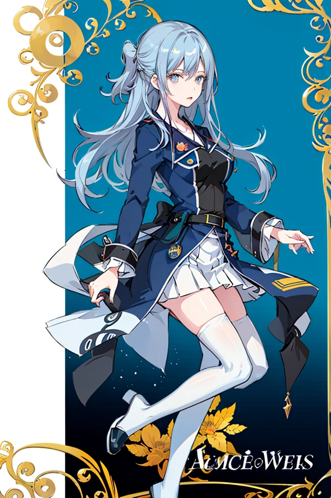 1girl,  solo, outdoors, long hair, holy place, Original,(Illustration:1.1),(Best Quality),(masutepiece:1.1),(the Extremely Detailed CG Unity 8K Wallpapers:1.1), (Colorful:0.9),(mid-shot:0.95),(extremely detailed beautiful face),(Solo:1.2), (girl),(((Lori))), (Detailed beautiful eyes:1.15), (Beautiful face:1.15), (Glowing blue eyes:1.25////),(((sky blue Long Hair))),(two side up),(+perfect hand+:1.21),(Draw illustration of Japan priestess costume),(slender),(White pleated skirt),(Gothic),((black thighhighs)),(frilld),(Beautiful Slender Lolita Girl),hallowween,standing, girl,10 years old,  girl,foggy place,vampire,sky blue hair,(((full body,whole body))),((black thighhighs)),white clothes,((black thighhighs)),((black thighhighs)),white Japan priestess costume,
