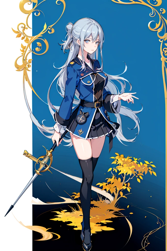 1girl, solo, outdoors, long hair, holy place, Original,(Illustration:1.1),(Best Quality),(masutepiece:1.1),(the Extremely Detailed CG Unity 8K Wallpapers:1.1), (Colorful:0.9),(mid-shot:0.95),(extremely detailed beautiful face),(Solo:1.2), (girl),(((Lori))), (Detailed beautiful eyes:1.15), (Beautiful face:1.15), (Glowing blue eyes:1.25////),(((sky blue Long Hair))),(two side up),(+perfect hand+:1.21),(Draw illustration of Japan priestess costume),(slender),(White pleated skirt),(Gothic),((black thighhighs)),(frilld),(Beautiful Slender Lolita Girl),hallowween,standing, girl,10 years old, girl,foggy place,vampire,sky blue hair,(((full body,whole body))),((black thighhighs)),white clothes,((black thighhighs)),((black thighhighs)),white Japan priestess costume,