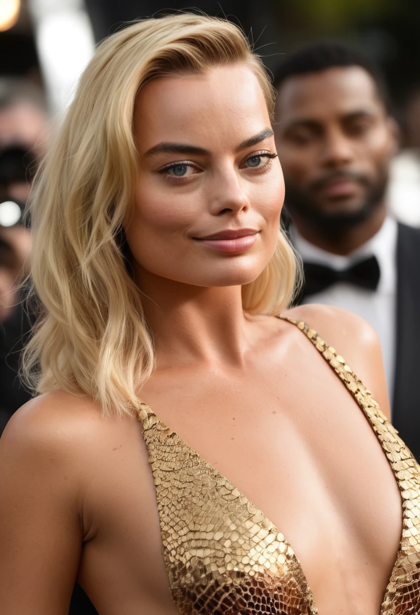  high quality  Erotic paparazzi  photograph , (  Margot Robbie, photorealistic    ) celebrity erotic photograph , silk  bikini, random move:1.4, outdoor vacation  area,  extremely long  hair ,tall figure , random angle, random action:1.5, sexualized move:1.5 , fit muscular figure , exhausted look, shiny sweaty skin, seductive expression  , celebrity, female,  woman, hollywood actress, , erotic angle   ((  depth of field, detailed face ,insanely detailed skin texture ))