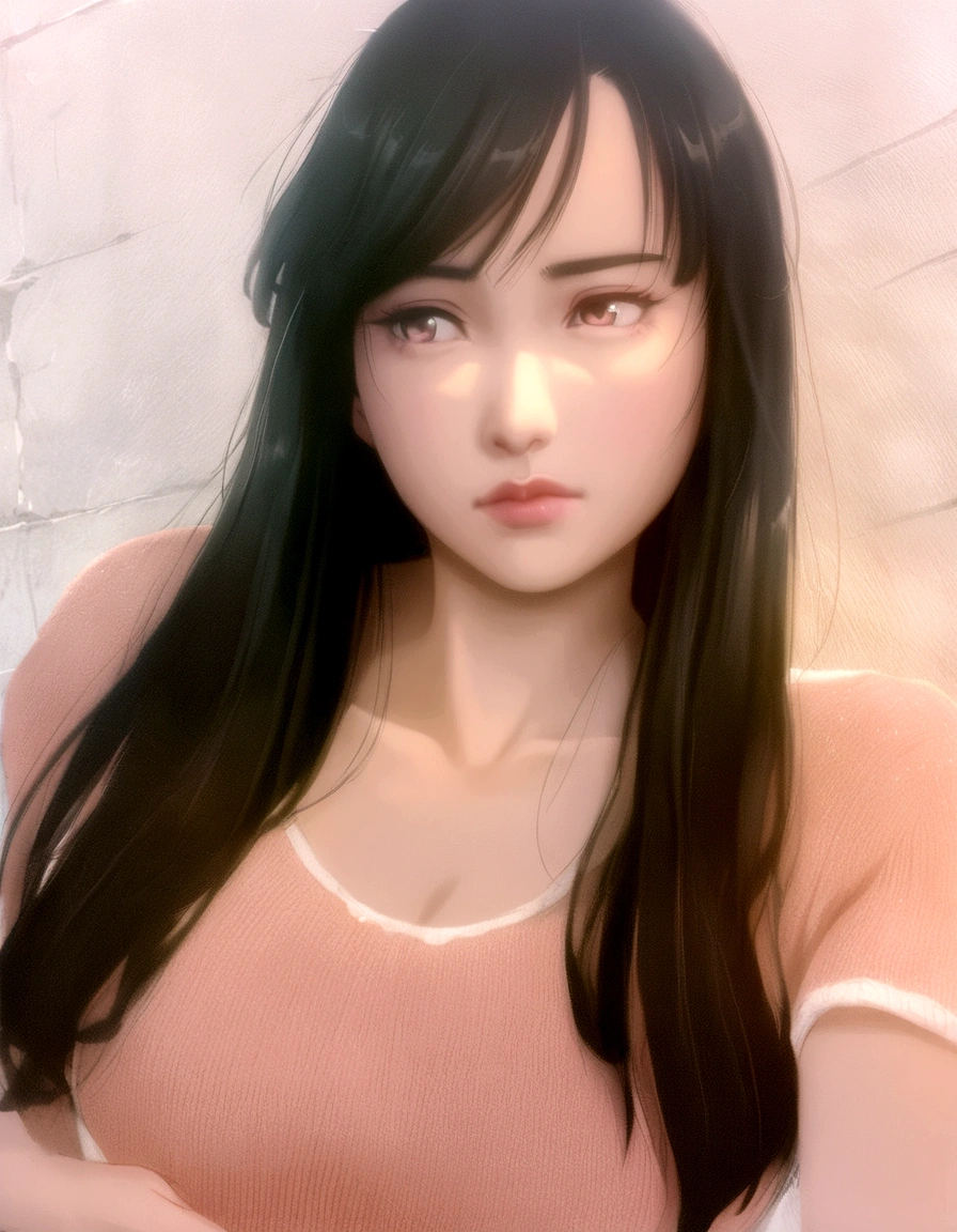 girl, Black Hair, Perfect Face, Anime Style, Manga style,