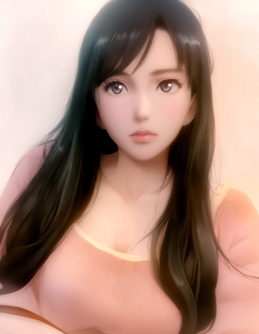 girl, Black Hair,  Perfect Face, Anime Style,  Manga style,