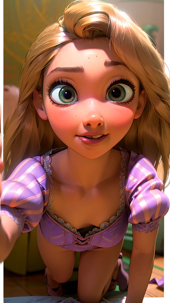 Rapunzel , hot , sexy , blush , pov, full body view , tongue out , blush , sexy 