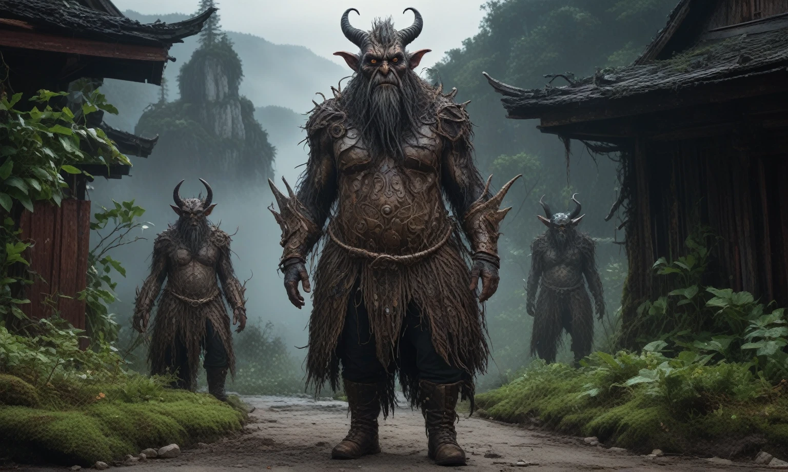 full-body-shot , who can't fly,Cinematic, Technicolor,natural skin textures, hyper realisitc, hyper detailed,Extremely detailed,High contrast,Realistic,Chalsedoon Moana,national dress, back view,full body length,evil ghost,Krampus,pretty face,intricate details,realistic humid skin,extremely intricate details,anatomically correct, eyes extremely detailed, high detailed eyes,High contrast,Ultra HD,Retina,HDR,photo,photorealism,Masterpiece, natural skin textures, hyper realism,hyper detailed,High contrast,(HDR:1.4),Realism,Ultra Detailed,irina yermolova, close full body shot,16K resolution,RAW, Nikon Z9,Paul Zizka,full body length,niobium goblin,native irish,pretty face,eyebrow up,full body shot,ominous landscape,niobium gray atmosphere,by art Simon Stalenhag,Nicola Samori,(((Wangechi Mutu))),prime colors,urban,extremely detailed,masterpiece,intricate details,faded,eyes extremely detailed, high detailed eyes,4k resolution,islands levitating above ground, Nikon Z9,scary village,stalker,Stone Forest ,Mestichino,Light particles,marble leather ,ink photography ,wizard skin