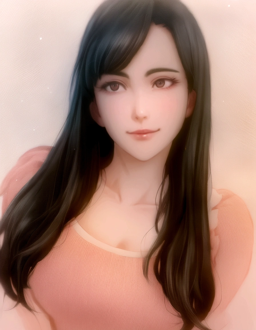 girl, Black Hair, Perfect Face, Smile, Anime Style, Manga style,