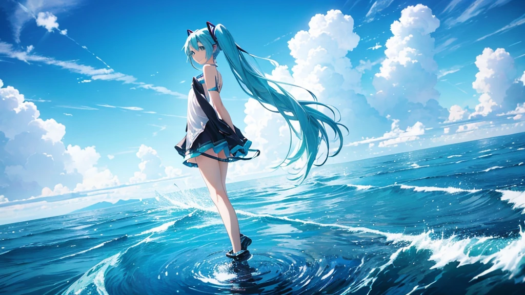 miku hatsune、teens girl、girl1、Top image quality