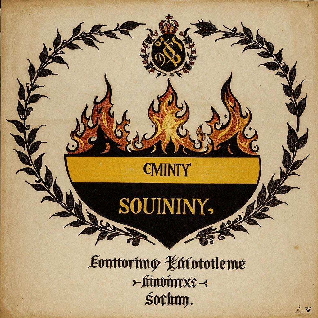Lettering “Let Saxony burn in a controlled manner” motifs such as fire and pitchforks as well as the Saxony flag