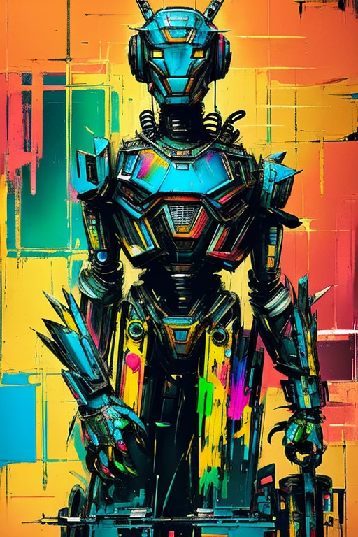 robot "artistation": A visionary creative, This robot combines brilliant colors with advanced brushes and artistic tools. He is a master at creating stunning digital artworks and murals that adorn urban spaces