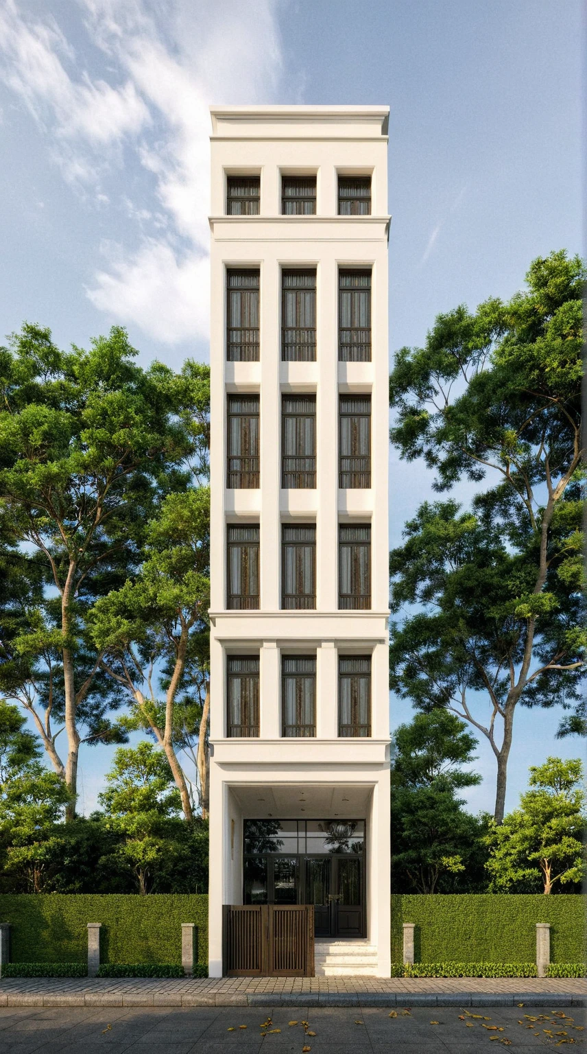 Raw photo,Masterpiece, high quality, best quality, authentic, super detail,
exterior, outdoors, house style indochine on the street ,aiaigroup
road,pavement, grass, trees, sky, cloud, (day:1.1)