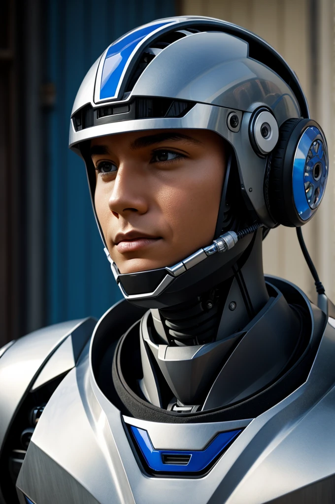 show me a robot, just the head