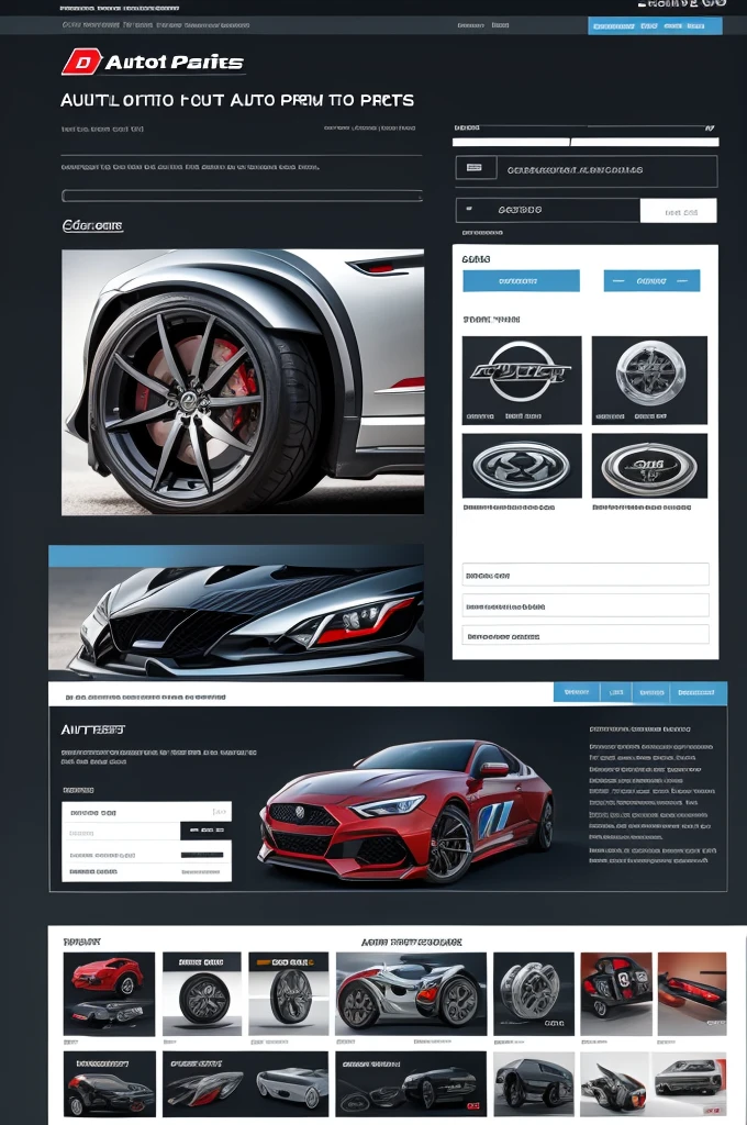 Generate a logo for an auto parts sales profile