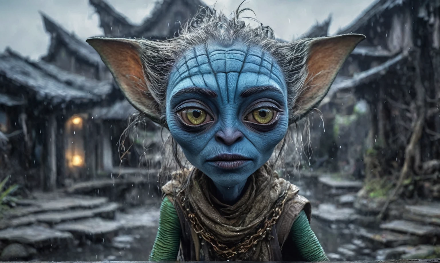 pretty face,eyebrow up,full body length shot,obsidian ahsoka tano,full body length shot,very beggar niobium Manganite The Alien Entity, babychild, wants eat,survival in criminal city of future,full body shot of full body shot of psychedelic style of A beautiful tander alien female creature with face fully covered lizard scale with fluffy eyes embedded into a canvas,The iris looks weird, attractive, (the eyelid is covered with sparkling lizard scales), The stars in space is reflected in the pupil, goose down eyelashes, long wavy red luminescent hair, sadistic smile:1.1, she is dressed in baggy clothes, sitting on a bench outside the house of dwarves in the setting of the Lord of the Rings, . Whole outfit, clear, sharp, balanced
,Extremely detailed,High contrast,Masterpiece,Realism,Ultra Detailed, intricate details,realistic humid leather, cinematic style,irina yermolova,high contrast,hdr,extremely detailed, [deep night landscape],masterpiece,intricate details,faded,eyes extremely detailed,Silverclaw,view from height,full-body-shot,High contrast,Masterpiece,Realistic,Ultra Detailed,intricate details,realistic humid skin,extremly intricate,realism,photorealism, cinematic style,irina yermolova,HDR,((Wangechi Quality)),extremely detailed, [night landscape],masterpiece,intricate details,faded,eyes extremely detailed, high detailed eyes,16k resolution,RAW, Nikon Z9,chinese orc's village of fishers on seaside,authentic,full body length,Labradorite babygirl,native italian troll ,pretty face,eyebrow up,full body shot,ominous landscape,glate gray atmosphere,by art Simon Stalenhag,Nicola Samori,(((Wangechi Mutu))),prime colors,urban,extremely detailed,masterpiece,intricate details,faded,eyes extremely detailed, high detailed eyes,4k resolution,RAW, Nikon Z9,scary town,stalker,goblin,Dubai of United Arab Emirates,Mestichino,Light particles,marble leather ,ink photography 