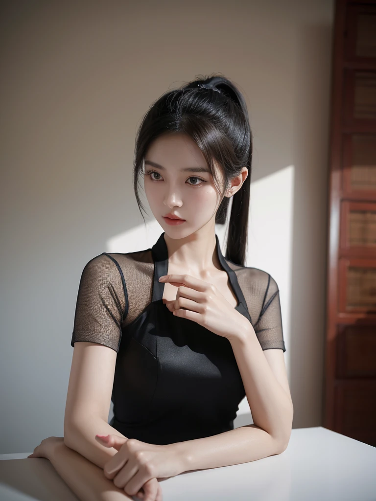 Female model, 2 4 years old, Thai anime,black hair, ponytail,Extra long hair 2 meters, With a torn cropped t-shirt, beautiful female model, Trending on cgstation, วัดChest 36 inches “Very large chest.,, Chest 36 inches “Very large chest., Beautiful digital artและงดงาม, Beautiful digital art, Beautiful digital artwork, beautiful digital paintings, very Beautiful digital art, beautiful paintings, Beautiful fantasy art images, Spectacular digital painting, beautiful oriental woman, UHD 4K beautiful art, Amazing digital paintings, beautiful goddess, beautiful fantasy pictures, a close up of a woman have long hair holding a bouquet of flowers, beautiful south korean woman, asian girl have long hair, Chinese girl, beautiful asian girl, Korean girl, have long hair, Gorgeous Chinese model, beautiful young korean woman, gorgeous young korean woman, Sazi, korean woman, beautiful asian woman, Inspiration from Huang Ji, Chinese woman, By Ni Thian