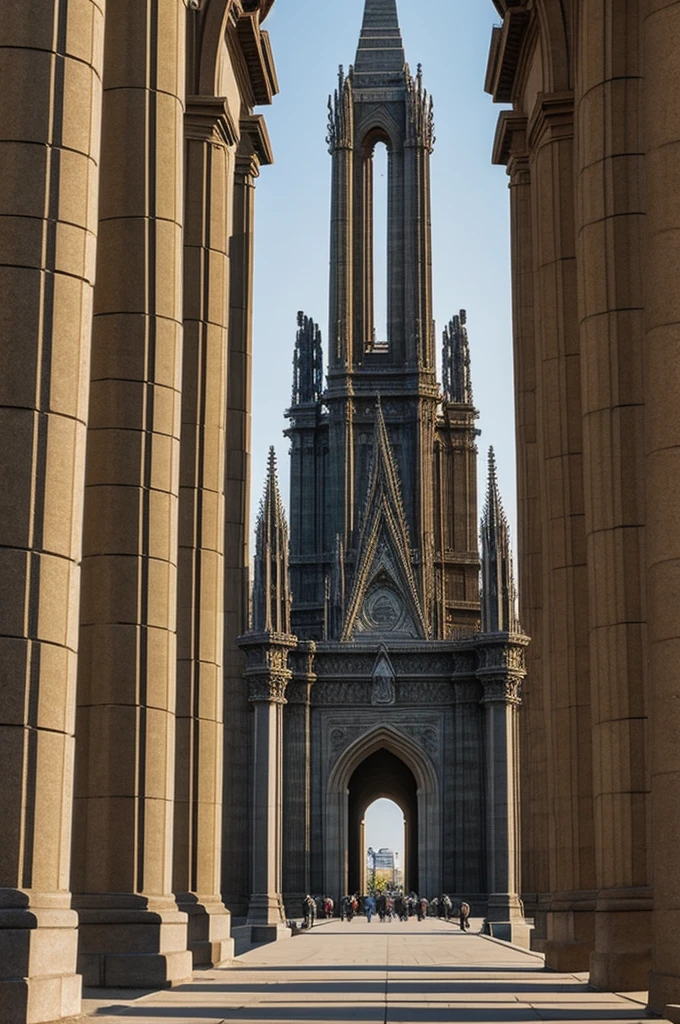 You can draw an incredible monument