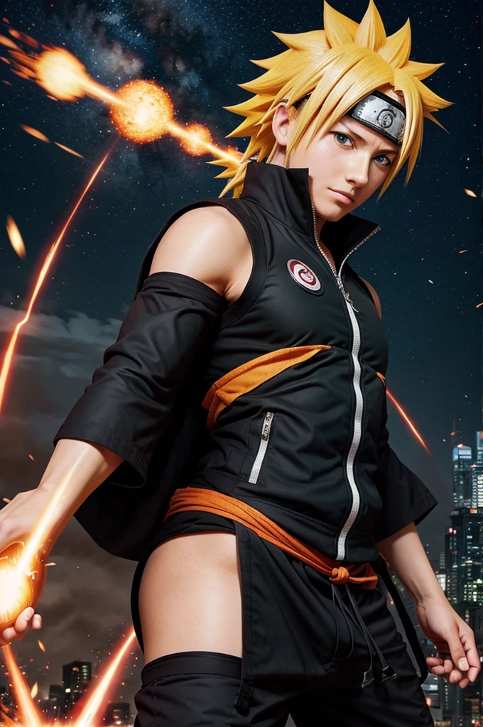 Naruto in stronger mode than baryon mode