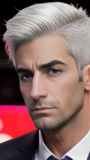 Men Ashkenazi focus in face