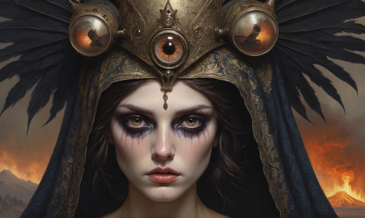 famous artwork by (tom bagshaw:1.1), detailed expressive eyes, fantasy style, the grumpy lubwad is a tiny creature that prospers in intense heat, building its resiliforged lairs in the flanks of active volcanoes on planet ramsnuggle vi, here we get a good look at its dark ears and intricate eyes as it lays in ambush to prey on the grubby sneezlenook from the shadows of its yarbled hideout
RAW photo, realistic texture, extremely detailed, absurdres, sharp focus, volumetric lighting, subsurface scattering
realistic skin, (natural skin:1), (skin details, skin texture:1.1), (skin pores:1), (skin imperfections:0.3),
Mestichino,Light particles,marble leather ,ink photography