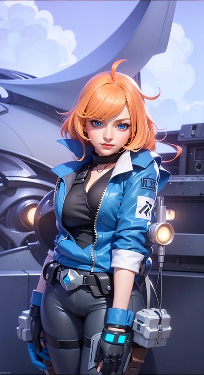 (female:1.2), 8k, ultra hd, ultra detailed texture, hyper realistic, masterpiece, detailed texture, detailed face, detailed skin, detailed lighting, (photorealistic:1.5), best quality, beautiful lighting, cinematic lighting, professional lighting, ultra highres, realistic, detailed hair, real hair, high quality, (realskin:1.5), extremely detailed, finely detail, ultra-detailed, 1girl, solo, elf, pointy ears, standing, demon horns, forehead protector, (blue eyes:1.5), v-shapped eyebrow, lips, red lips, evil smile, nose, make up, pretty, beautiful, cute face, long hair, blue hair, high ponytail, large breasts, cleavage, armpit, navel, stomach, black armor, pauldrons, bare shoulders, shoulder armor, thigh high, sleevless, detached sleeves, breastplate, gauntlets, karina \(mobile legends\), depth of field, looking aways, white skin, skin tight, amazing pose, outdoors, glowing, dark view.