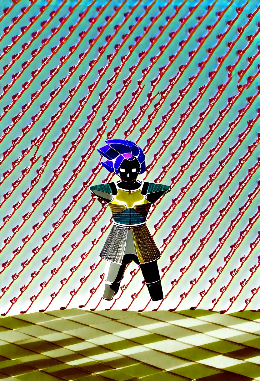 1girl, solo, perfect anatomy, CG:1.9, ultra detailed:1.9, ultra-detailed:1.9, high resolution:1.9, high res:1.9, absurdres:1.9, masterpiece:2, high quality:2, best quality:2, (Create an image of a character wearing Saiyan armor inspired by the Dragon Ball series. The armor should include a chest plate with shoulder guards, wrist guards, and boots, all with a sleek, futuristic design. The chest plate and shoulder guards should be primarily white with black and gold accents. The wrist guards and boots should match, featuring the same color scheme. The character should have a muscular build and a confident, battle-ready pose, set against a dramatic background with elements of an alien landscape or battlefield. The design should capture the iconic look of Saiyan armor while incorporating modern, detailed aesthetics)