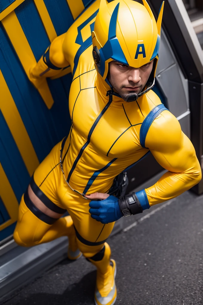 Marvel character “Sentry” yellow costume