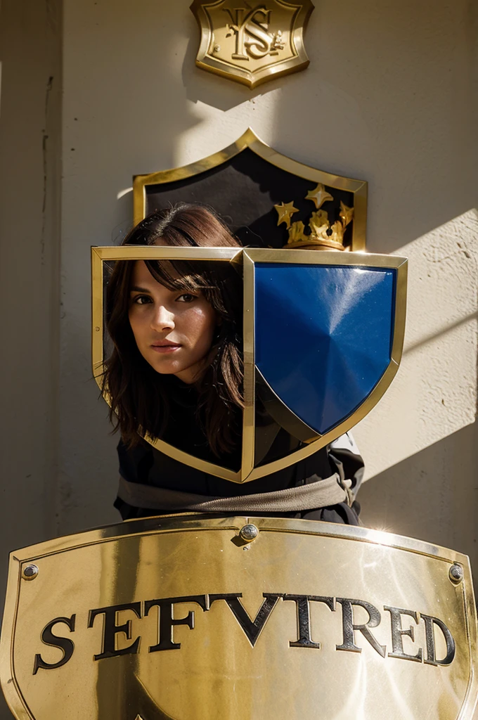 Logo DEPUTY MODERATOR, using a shield model