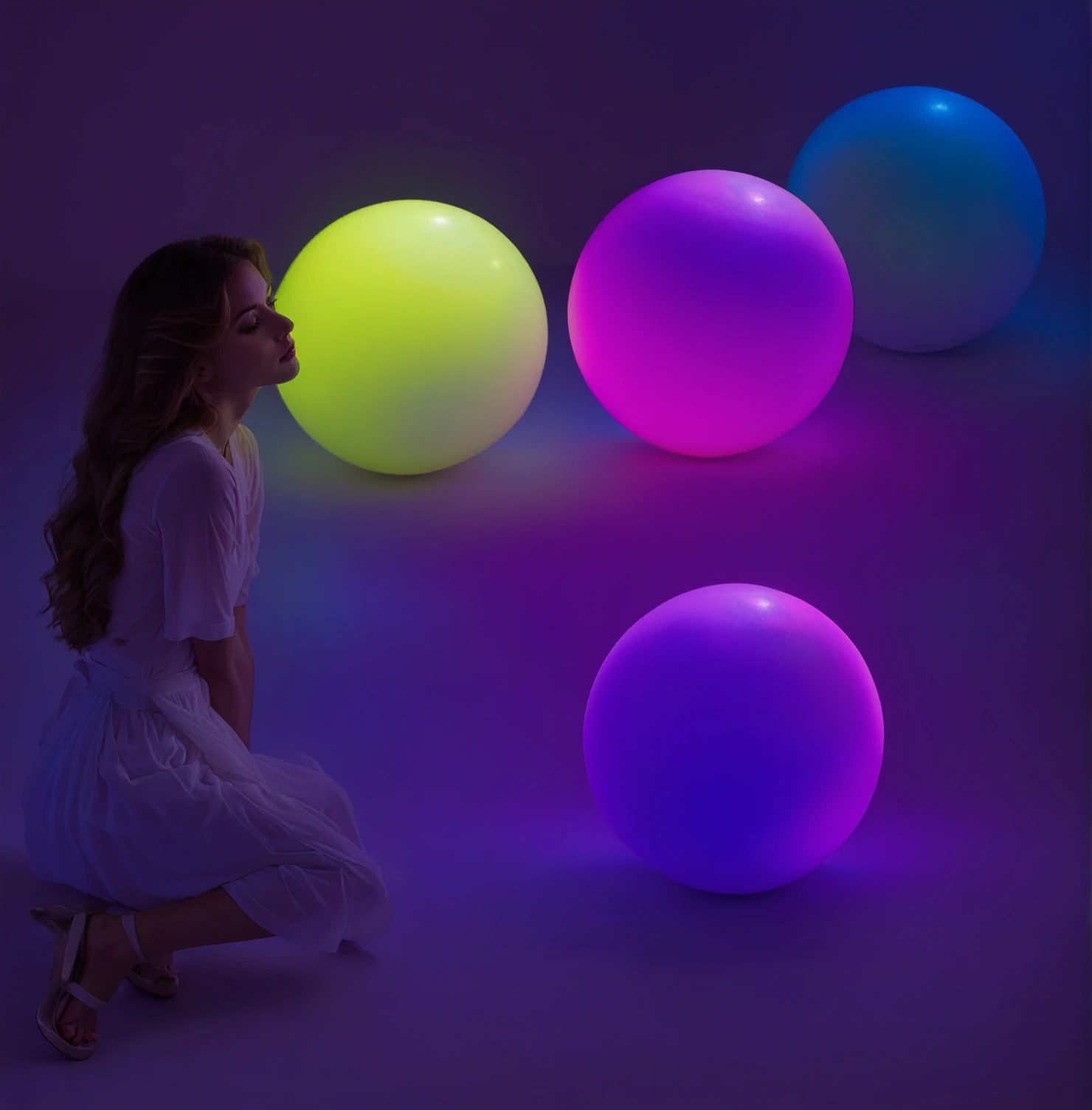 Image of medium size glow ball 