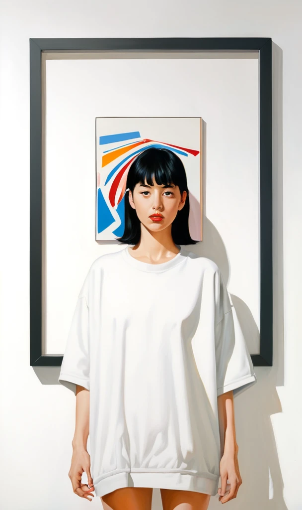 Minimalist, Art, Painting, Illustration, Ultra high details, 1990s vibes