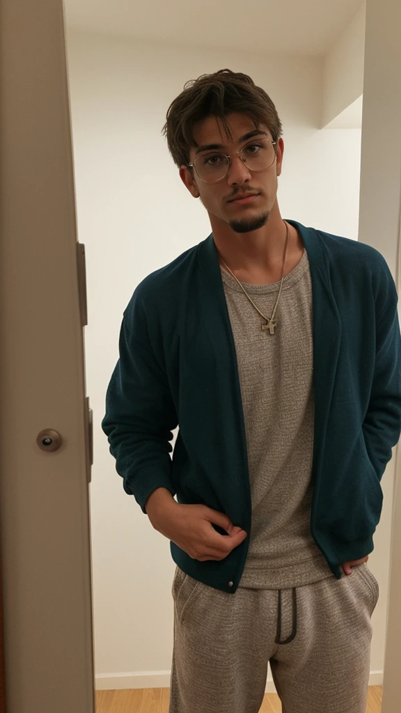 naughty man, 21 years, role model, self, realisitic, with clothese, detailded, Random, Random background, Random clothing, self, Selfie
