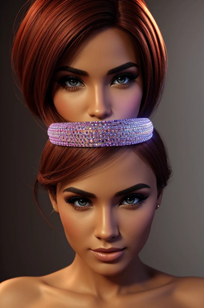 Woman 3d dazzled