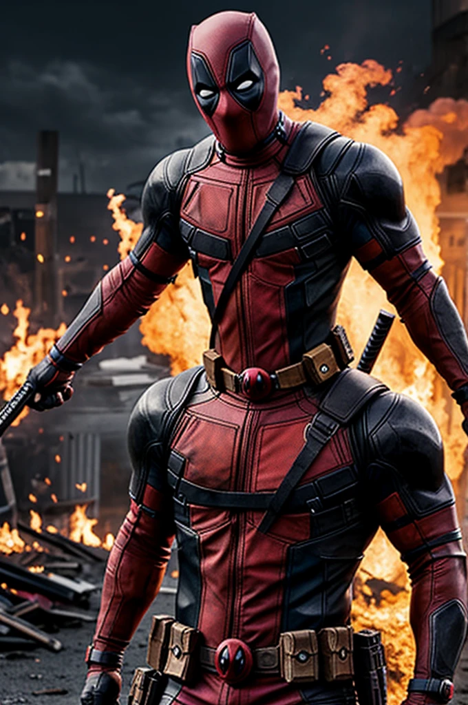 Deadpool and deathstroke fusion
