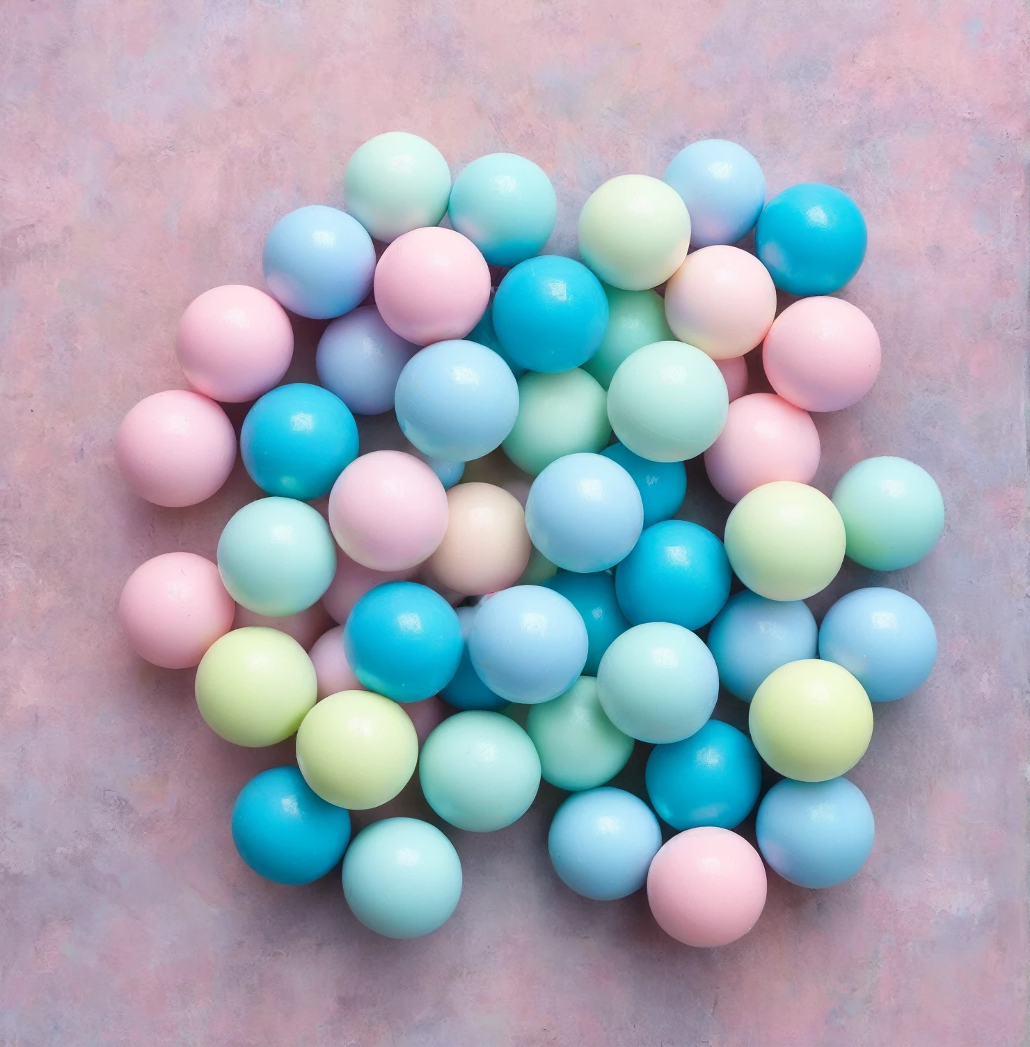 Blue pastel color hockey balls