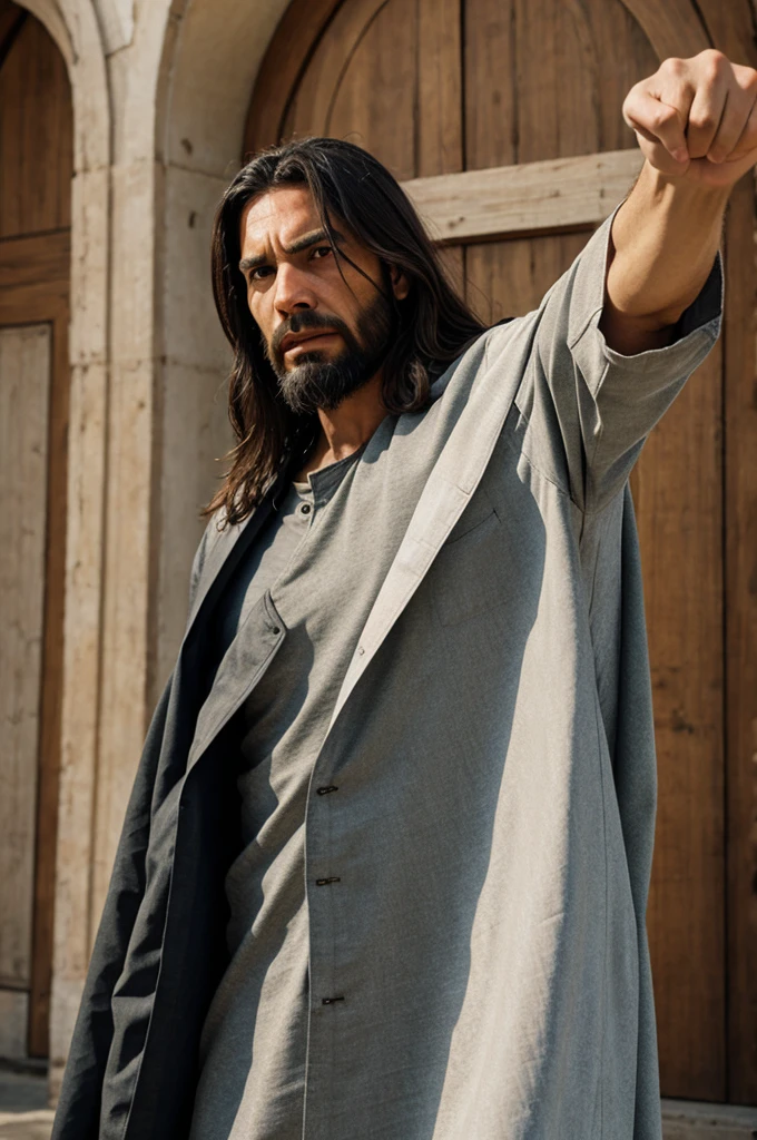 Angry Jesus Christ pointing you