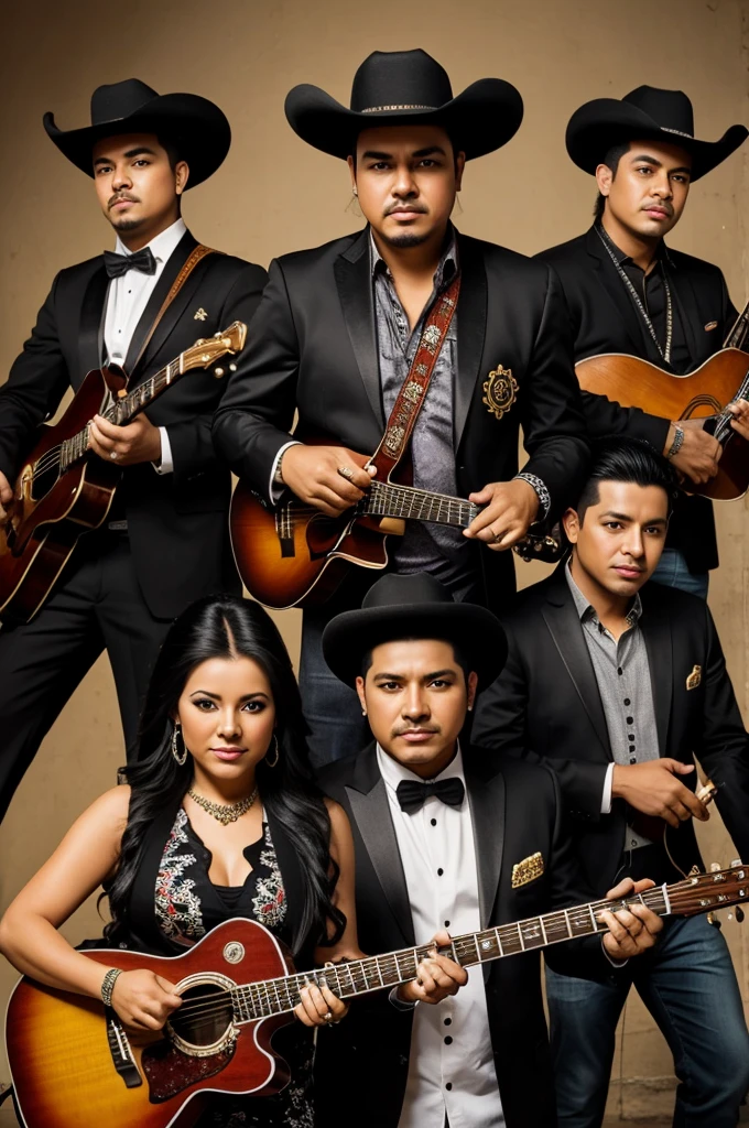 Logo of musical group IMPACT NORTEÑO 