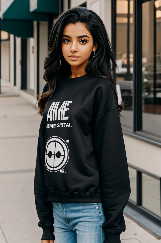 A single arafed image of a woman in a red hoodie sitting down, girl wearing hoodie, black haired girl wearing hoodie, in a hoodie, orange hoodie, wearing a scarlet hoodie, candid picture, wearing a hoody, long orange sweatshirt, wearing hoodie, wearing a red hoodie, detailed eyes, detailed eyes, ((attitude in eyes)), ((swag in eyes)), realistic, ultra realistic, in a black hoodie, she has a cute face, she is wearing streetwear