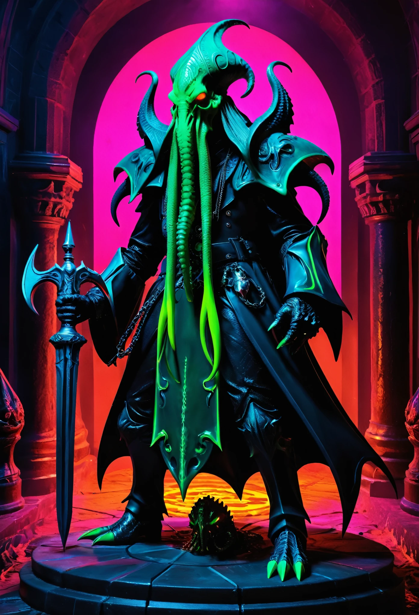 0 Neon Mutation Grimm Knights (Cthulhu Bishop:1)