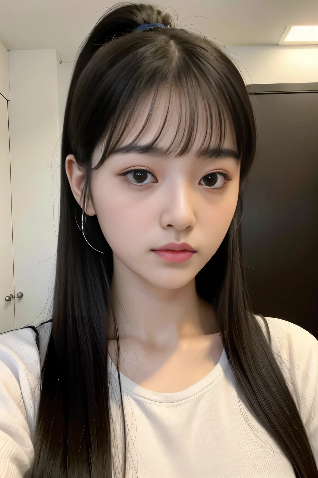 Photo Real、Realistic Black-haired、Straight hair、ponytail、Blunt bangs ,Droopy eyes、iris、Plump Cheeks、Round face contour 、high school girl、Sappin''、Sailor suit、ribbon、skirt、Drenched in sweat Enjoy the facial expressions、Laughter expression、Laughter Big ample breasts、Low length、vagina、Female organ、、 Boldly open your legs、Normal bit、put in、vagina put in、soaked through、、Put in forcefully、 background、Japanese countryside、now