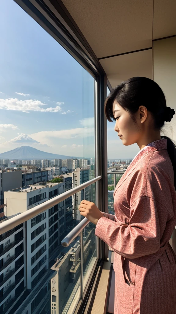 The view from a high-rise apartment,Japanese Beauty,