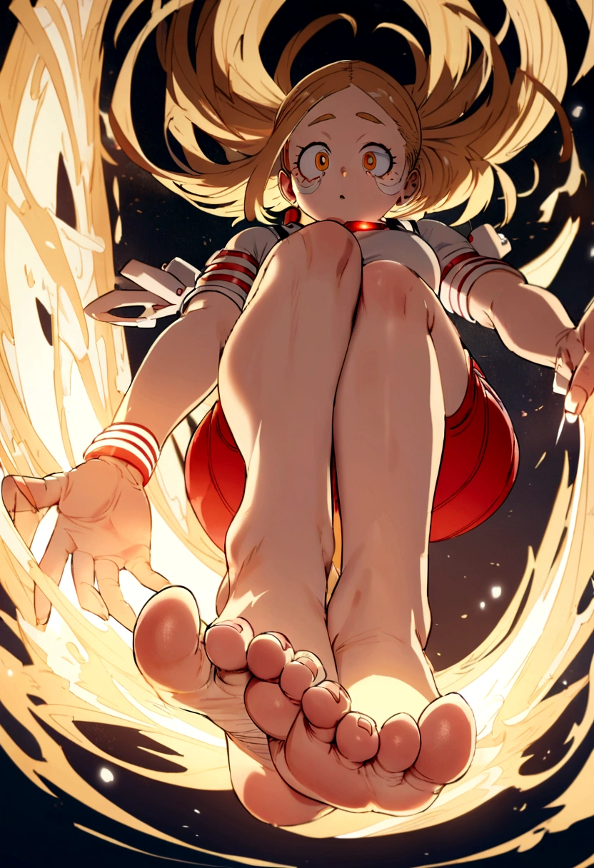 Ochako from my hero academia, perfect detailed feet.